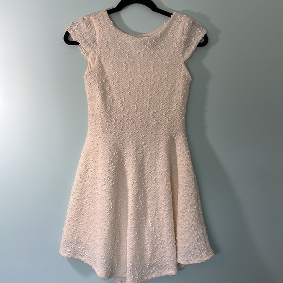 Laundry by Shelli Segal off white fit and flare dress - Picture 2 of 4